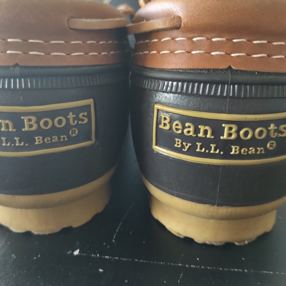 LL Bean Moc Boots Sz 7 Brown 60009